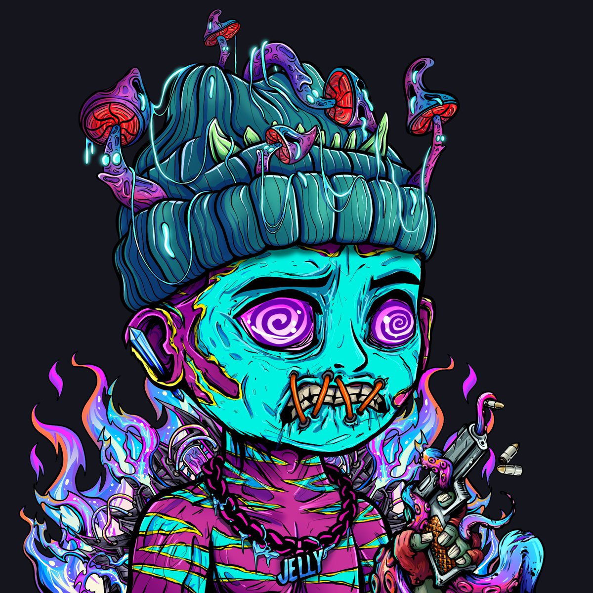 SapoNFTz's tweet image. I’m giving away an Infected Rascal Token from @JellyeSportsNFT 
💥😈💥

Mint Friday Oct 28th (Free mint with token) FFF price sub 8 Sol 🫡

Drawing in 24 hrs! 

- Like
- R/T
- Follow @JellyeSportsNFT and @SapoNFTz &amp;amp; Tag 3 friends! 

ONE LOVE! ❤️💛💚