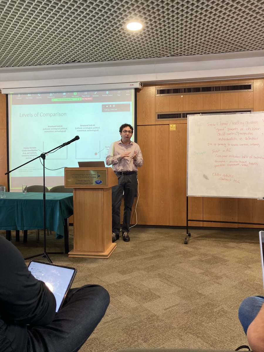 kelly quinn, phd (@_kquinn_) on Twitter photo Kicking off Day 2 at the Minerva-Gentner symposium on comparative #privacy is underway with <a href="/lbaruh/">LemiBaruh ➡️ @lemibaruh@mastodon.social</a> talking about an agenda for research. So great to be together again! <a href="/Think_Macro/">Dima Epstein</a> @charlyjr @MasurPhil Kicking off Day 2 at the Minerva-Gentner symposium on comparative #privacy is underway with <a href="/lbaruh/">LemiBaruh ➡️ @lemibaruh@mastodon.social</a> talking about an agenda for research. So great to be together again! <a href="/Think_Macro/">Dima Epstein</a> @charlyjr @MasurPhil