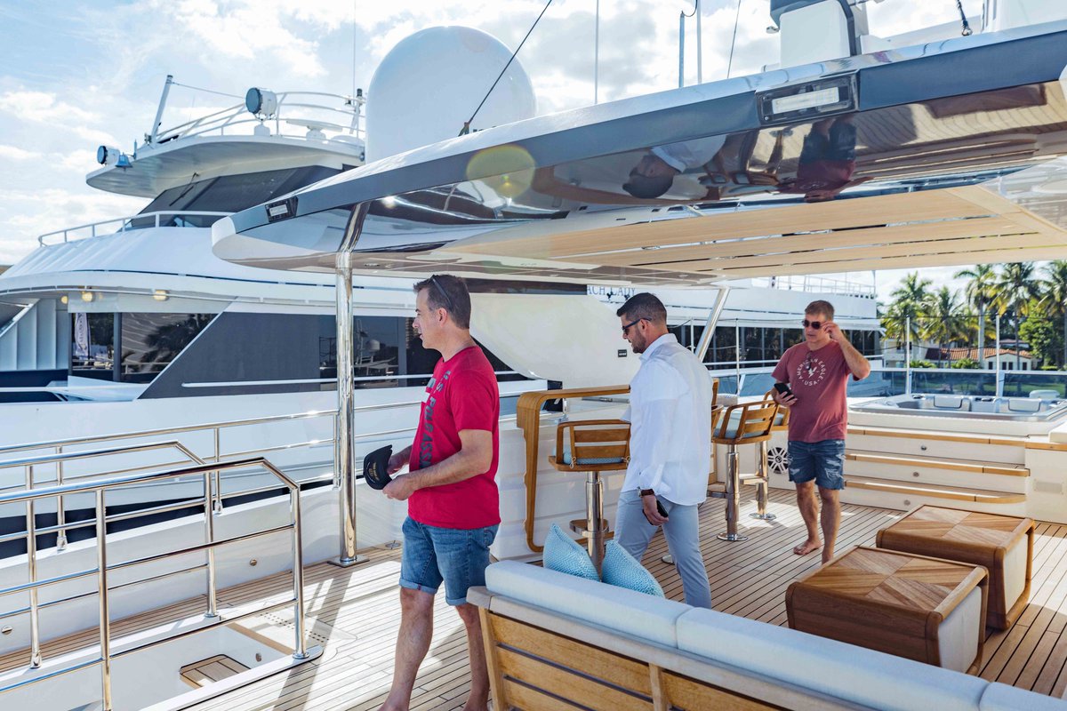 gulfcraft's tweet photo. #Day1 at @flibsofficial 2022
#GulfCraft #FLIBS022 #MajestyYachts #FortLauderdale #Majesty120 #Majesty160 #Majesty111 #40YearsofGulfCraft #LegacyInMotion #Yachts #LuxuryYachts #WeAreGulfCraft #Charter #YachtLife #Boating #Onboard #Boat #BoatShow #Yachting #Superyachta https://t.co/AaXHOwU9ts