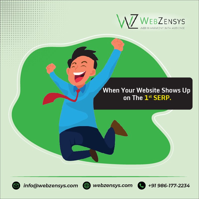 WebZensys's tweet image. When Your Website Shows Up in The First Search Engine Result Page(SERP) With The Help of Digital Marketing Service.
#SERP #searchengineoptimization #seo #socialmediamarketing #SMO #digitalmarketingservices