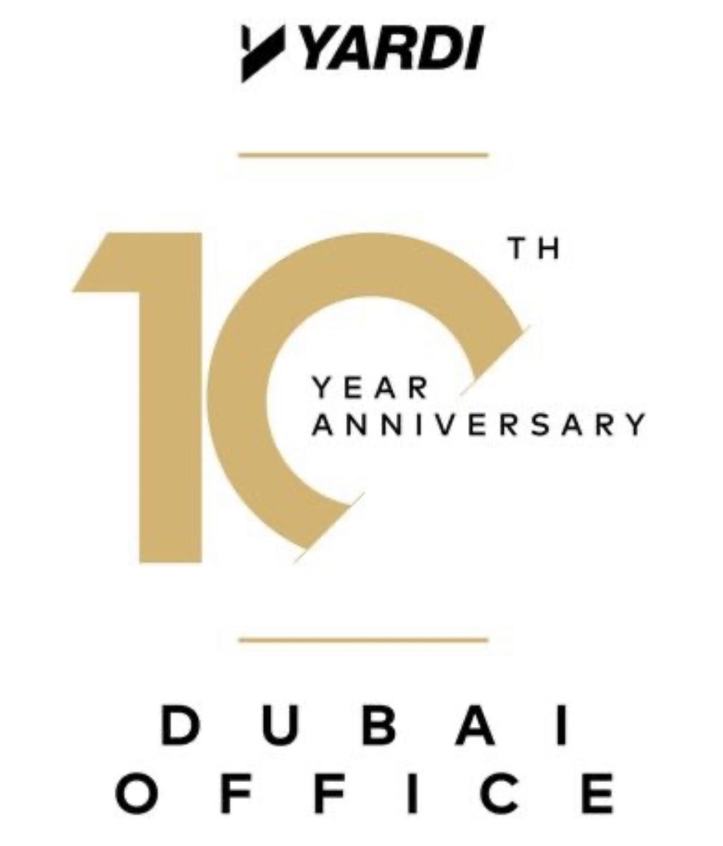 gemassmer's tweet image. Congrats to the @Yardi #Dubai team.   Looking forward to the next ten years of helping the #realestate sector innovate, digitise process’ and create great customer experiences.