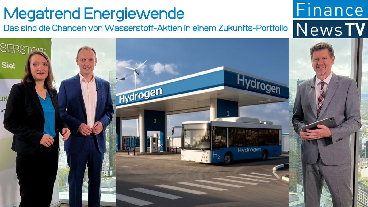 Megatrend #Energiewende: Das sind die Chancen von Wasserstoff-Aktien in einem Zukunfts-Portfolio. #Interview mit Carmen Junker und Gerd Junker, Manager des GG #Wasserstoff #Fonds: youtu.be/cgC2uVJWaiE #nachhaltigkeit #h2 #hydrogen #aktien #stocks #Sustainability #investing