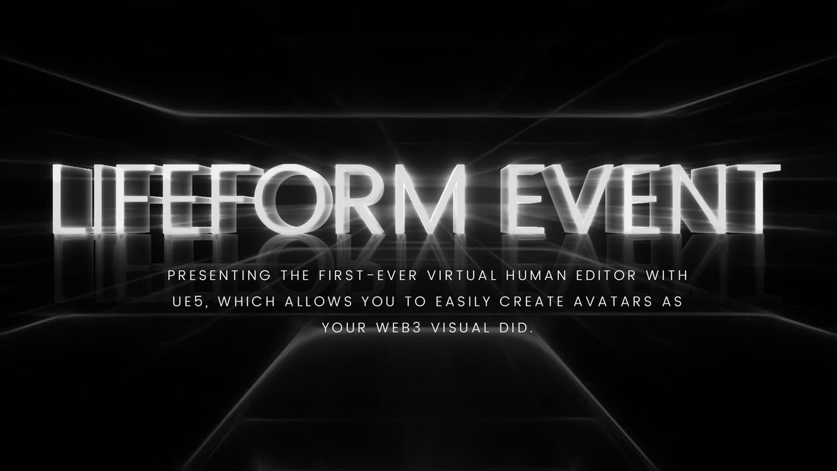 Beyond your imagination! Lifeform Product Event is coming out on 1st November.

Time: 12:00 PM GMT
Speaker: CEO of Lifeform <a href="/BPHirsh/">Brian Hirsh</a> 
YouTube: youtube.com/channel/UC_jYd…
Discord: discord.gg/lifeformcc

RT, Like &amp; Comment with #BSC address, 15 winners can share 300 $BUSD.