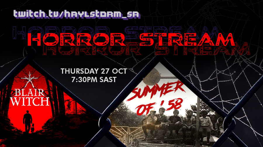Hay_Haylstorm's tweet photo. I can't believe this is happening tonight.. I'm already scared! #horrorstream #scarealert
https://t.co/RwIFWvusRv https://t.co/kDDX3tHr2s