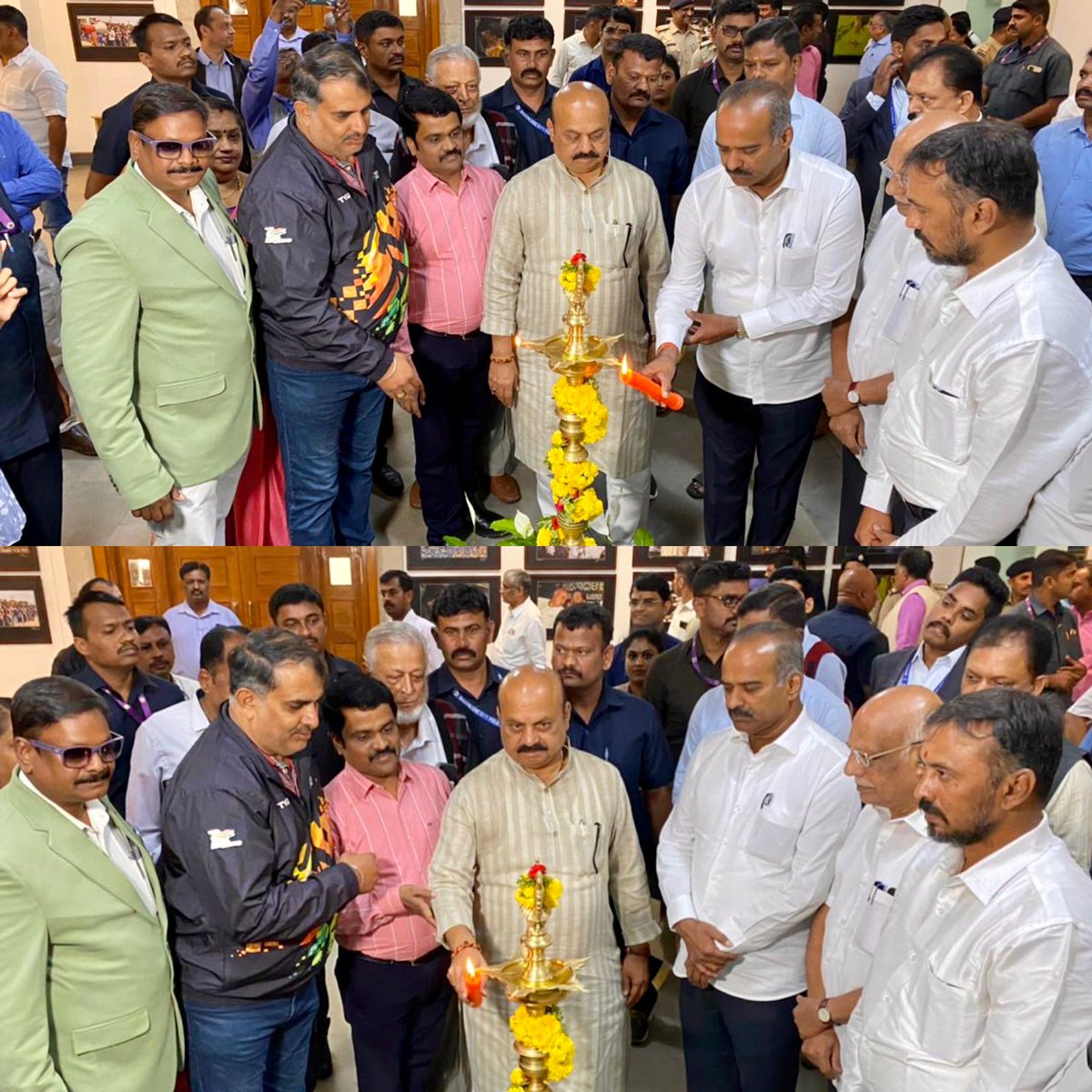 bjpblorecentral's tweet photo. Our Honb'le MP Of Bangalore Central Loksabha Shri @PCMohanMP
Ji along with our Honb'le CM Shri @BSBommai
Ji inaugurated an annual photo exhibition organised by Photojournalist's of Bangalore in Chitrakala Parishat. https://t.co/7SZT8xl3u1