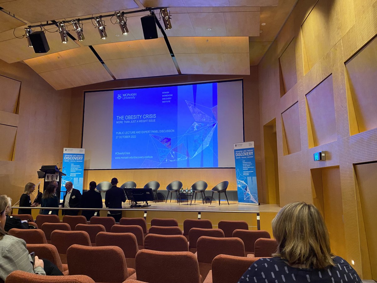 Looking forward to this important discussion on the #obesitycrisis. Thank you ⁦@MonashBDI⁩ for hosting this free public event. #scicomm