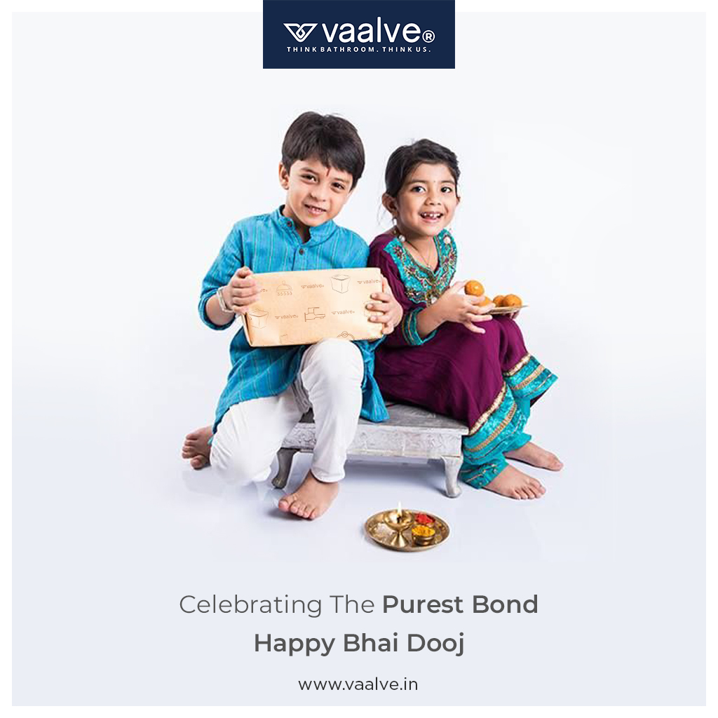 VaalveIndia's tweet photo. May this Bhai Dooj strengthen your bond and brings you lots of happiness and shared love.
Here's wishing you a very Happy Bhai Dooj!
#vaalve #vaalveindia #Bhaidooj #brothersisterlove #sanitaryware #Cpfitting https://t.co/o8cxFn2MAd