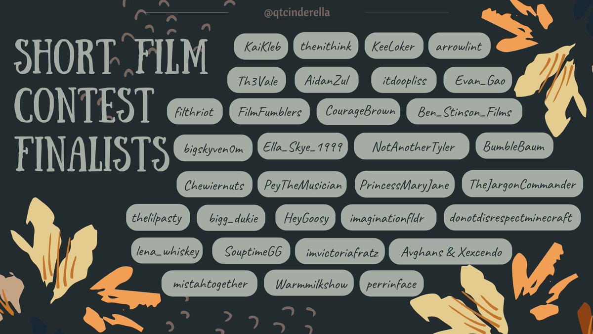 qtcinderella's tweet photo. TONIGHT WAS SO MUCH FUN

Now tomorrow me and @carolinekwan will be judging your short films…. 

And the finalists are….. https://t.co/UXhXMYq5JX