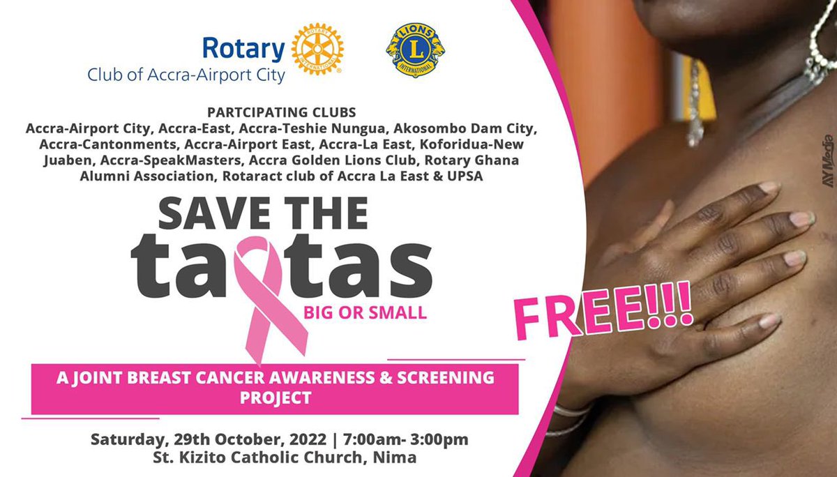 iamwolanyo's tweet photo. We talking breast cancer this morning on @metrotvgh with the Vangaurd Ladies.
#WeServe #Lions @goldenlionsclub #GhanaLions https://t.co/R6sSQJ80lo