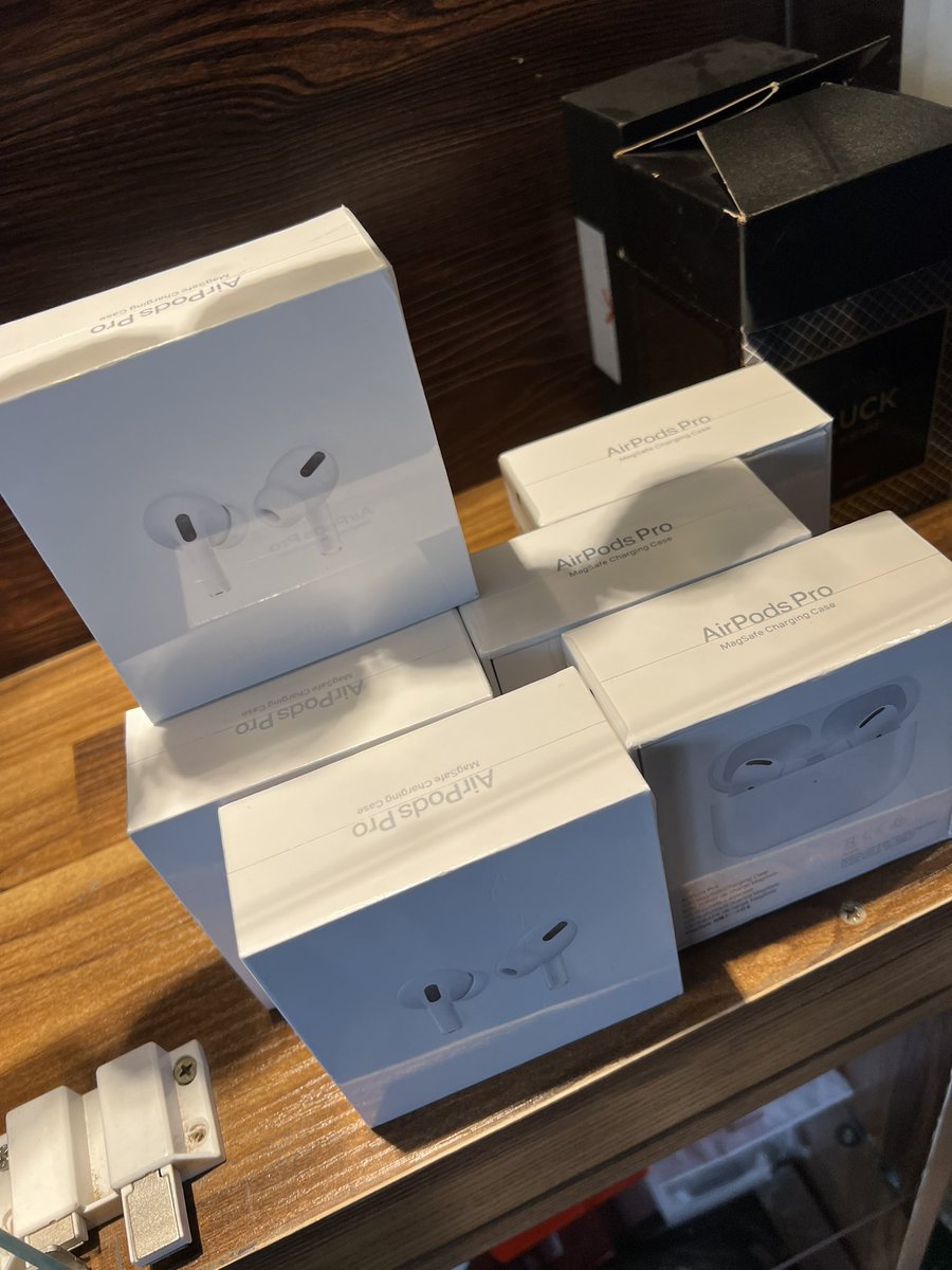 AppleArenaGh's tweet photo. AIRPODS PRO AVAILABLE 
ORIGINAL, TRY &amp; TESTED 

☎️ 0545100555
@AppleArenaGh Kumasi https://t.co/hPGUVMixY6