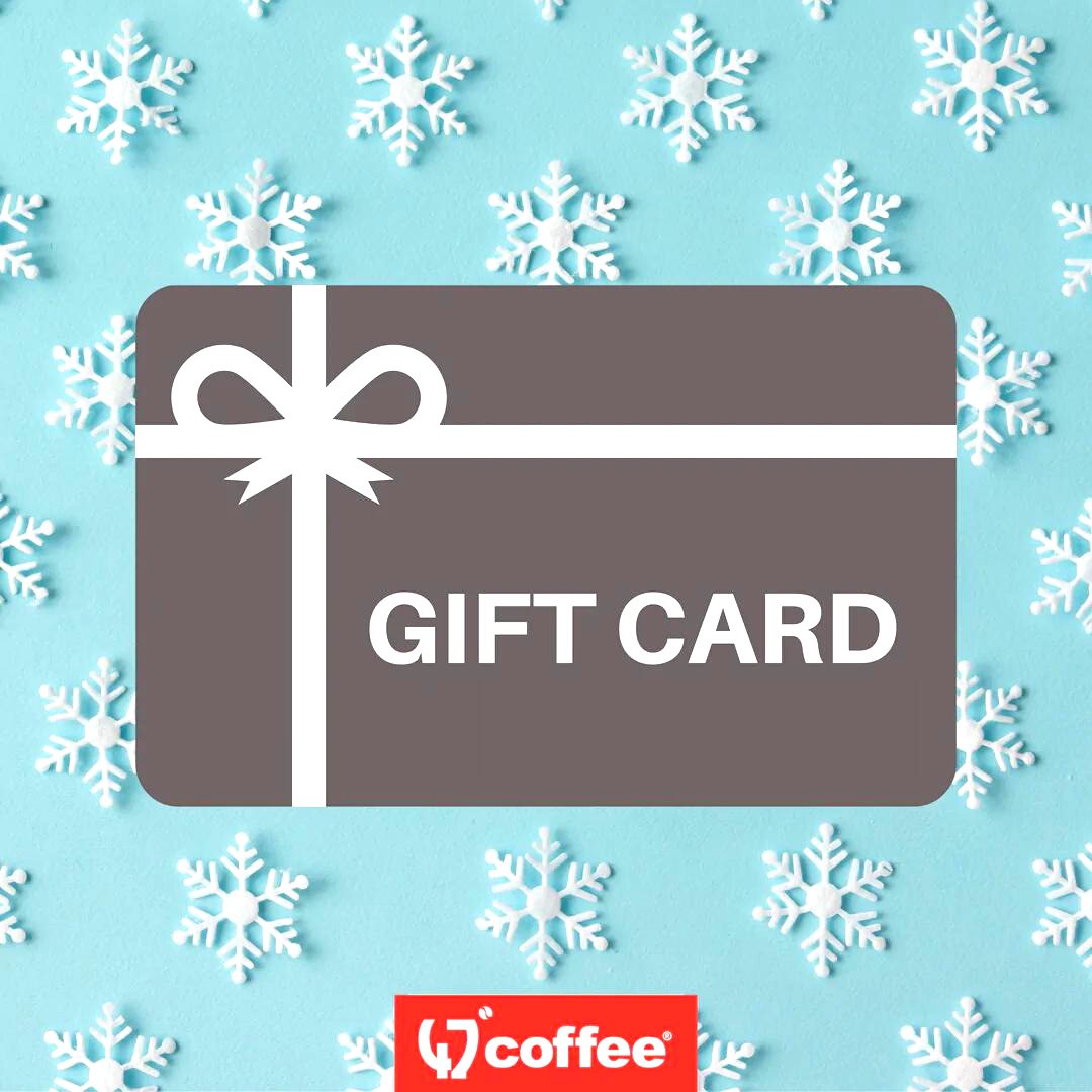 Ideas for Christmas... Gift Cards from 47 Degrees Coffe

Perfect for Coffee lovers, our gift cards can be used to order from our range of hand-roasted coffee, delivered straight to your door with free delivery.

Give the gift of coffee this Christmas - 47degreescoffee.com/collections/ch…