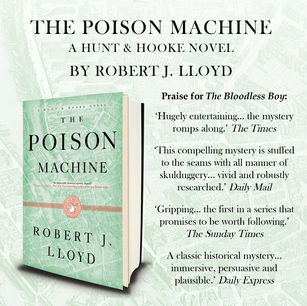 Happy Publication Day to this fantastic book! I'm currently reading this and thoroughly enjoying it! 
@robjlloyd @melvillehouse @NikkiTGriffiths #ThePoisonMachine #bookbloggers #books #booktwitter