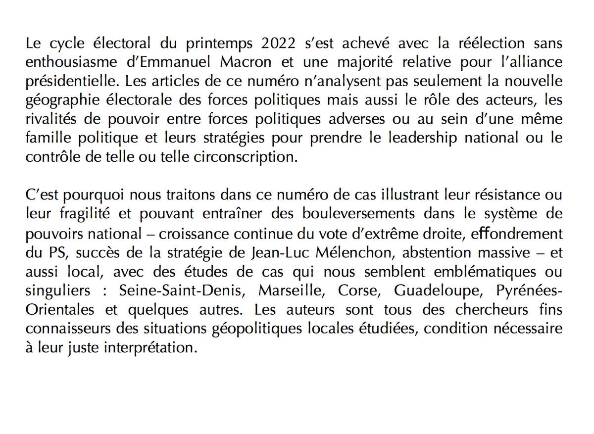 Hérodote 187 - France : la nouvelle géopolitique des territoires à paraître en novembre