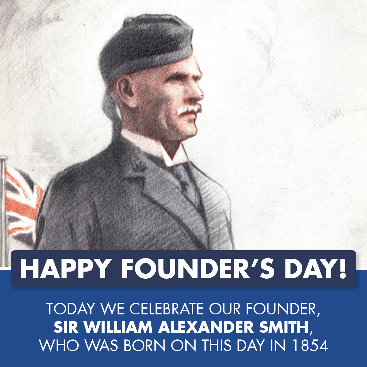 Happy Founder's Day! Today we celebrate the birth of Sir William Alexander Smith and pray for all the Brigade does in advancing Christ's kingdom and providing opportunities for children and young people to experience "life to the full" (John 10:10) 🙌 #BoysBrigade #LifeToTheFull