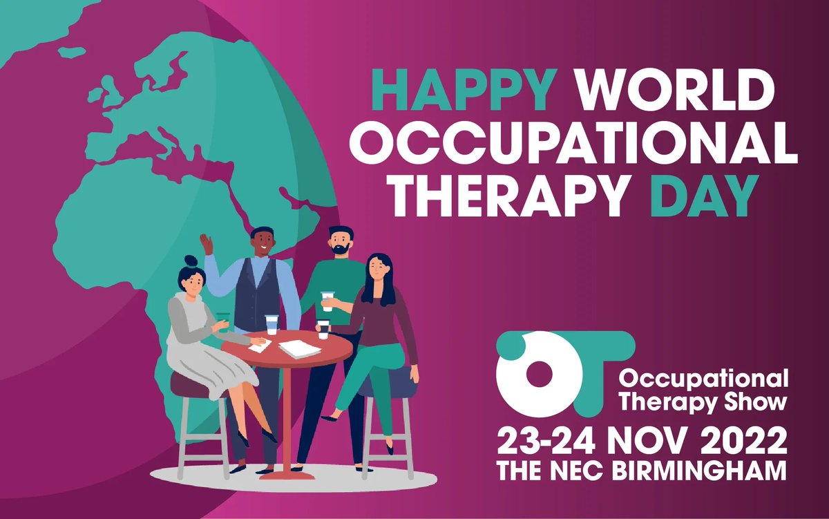 TheOTShow's tweet photo. Today is #WorldOTDay! We would like to congratulate the OT community for their resilience, hard work and unrelenting care.
We can't wait to meet you all in less than four weeks at #theotshow ๐
#theotshow #ot #occupationaltherapy #occupationaltherapist https://t.co/L5xCiZfsda