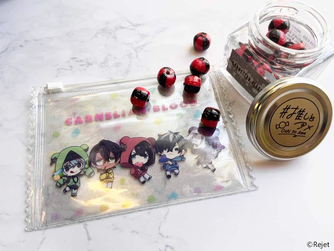 #推しとアメ × #CARNELIANBLOODコラボキャンディ&グッズ大好評発売中!～10/31美味しくてかわいいクマさんキャンディと #カネブラ をイメージした瓶キャンディを発売!それぞれ購入特典がありますコラボ限定グッズも発売中!是非お買い求めください 