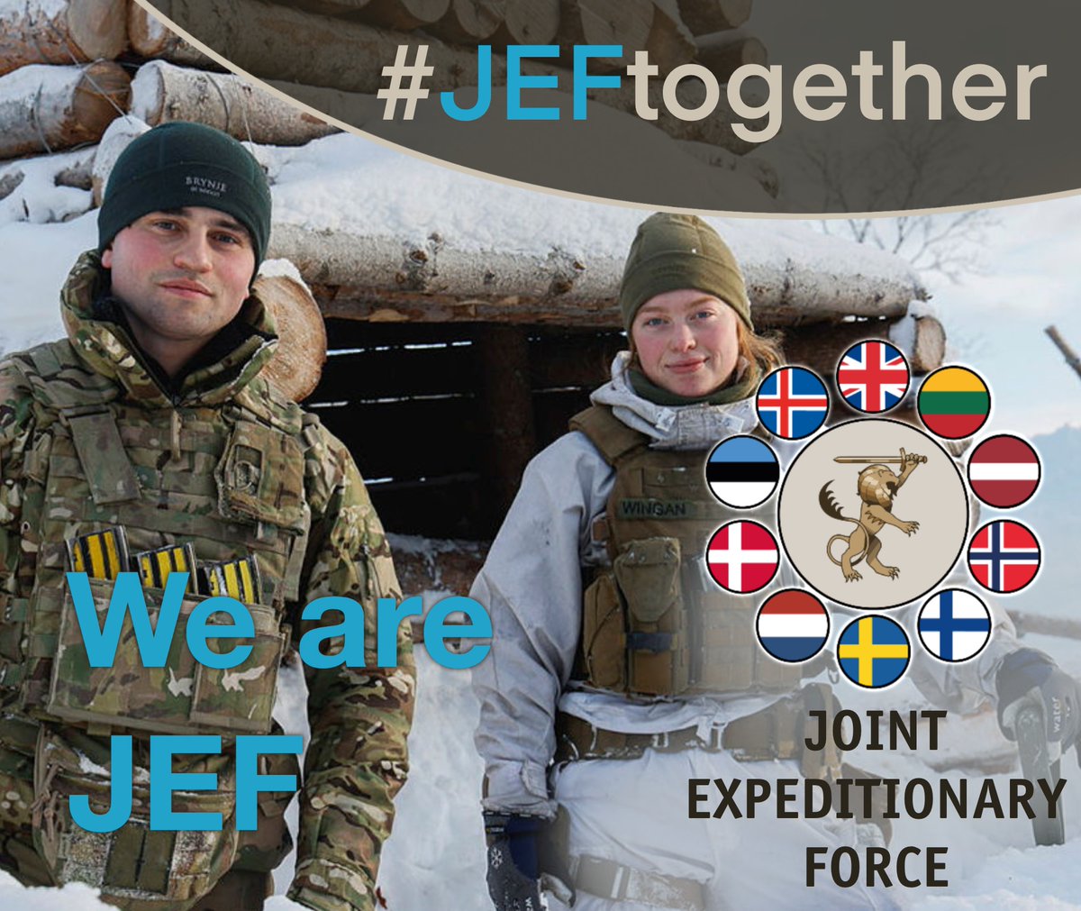 SJFHQ_UK's tweet photo. Commitment – Purpose – Unity  
Today in Denmark 10 nations begin training together on #JP22 to forge friendships and professional coherence. Over the next 2 weeks they will be challenged in a series of scenarios designed to test their skillsets and resilience. #JEFtogether https://t.co/S3G62r72WF