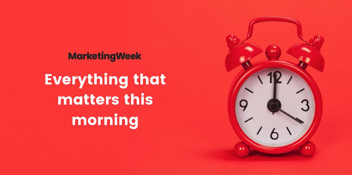 Morning! In today's marketing news: - @Unilever praises ‘strong pricing’ - @Meta hit by slowing ad demand - UK ad market to reach £35bn in 2022 - @KraftHeinzCo hails ‘modernised’ marketing - @marksandspencer takes Sparks global Read the full round-up: marketingweek.com/everything-tha…