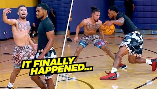 JULIAN NEWMAN VS TREVOR DUNBAR MIXTAPE LEGENDS GO AT IT👀👀youtu.be/2nVPTH36CJ0 <a href="/Ballislife/">Ballislife.com</a>