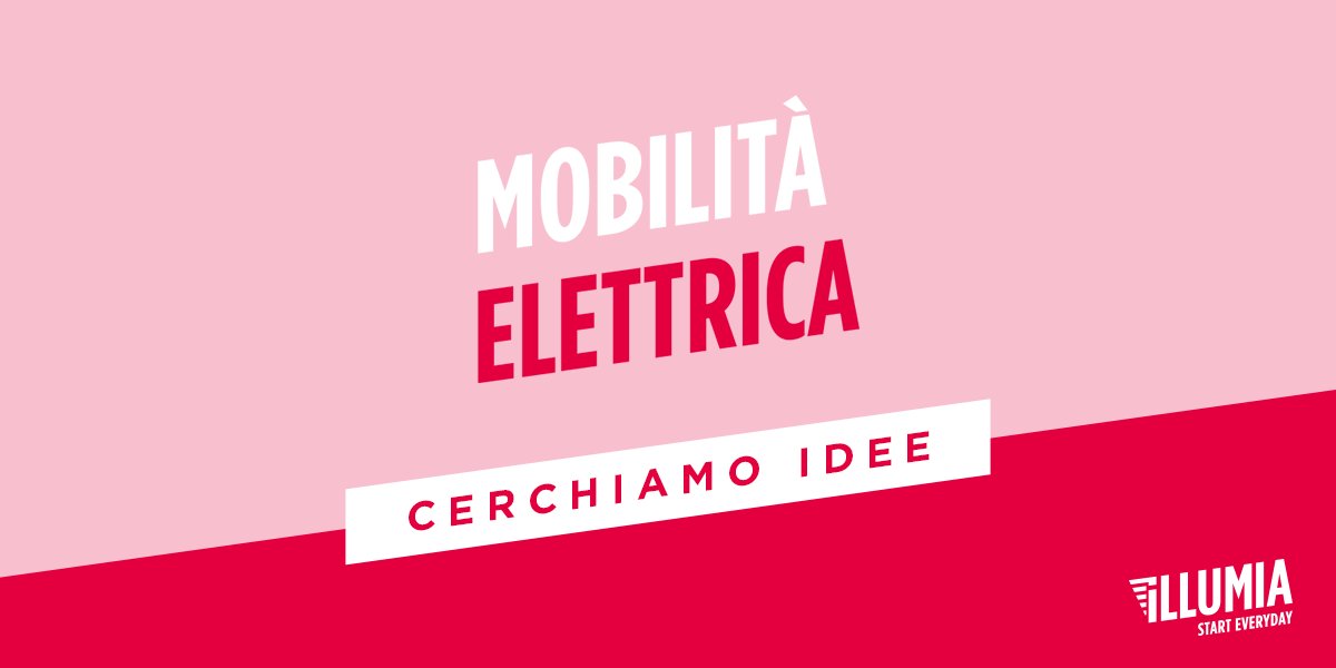 Non importa se sei solo e se fai già parte di un team o una startup, noi premiamo la tua idea! Se hai un progetto che possa migliorare o rivoluzionare la Mobilità Elettrica non aspettare, Illumia potrebbe essere il partner che ti aiuta a realizzarla.

📲 youdreamwebelieve.com