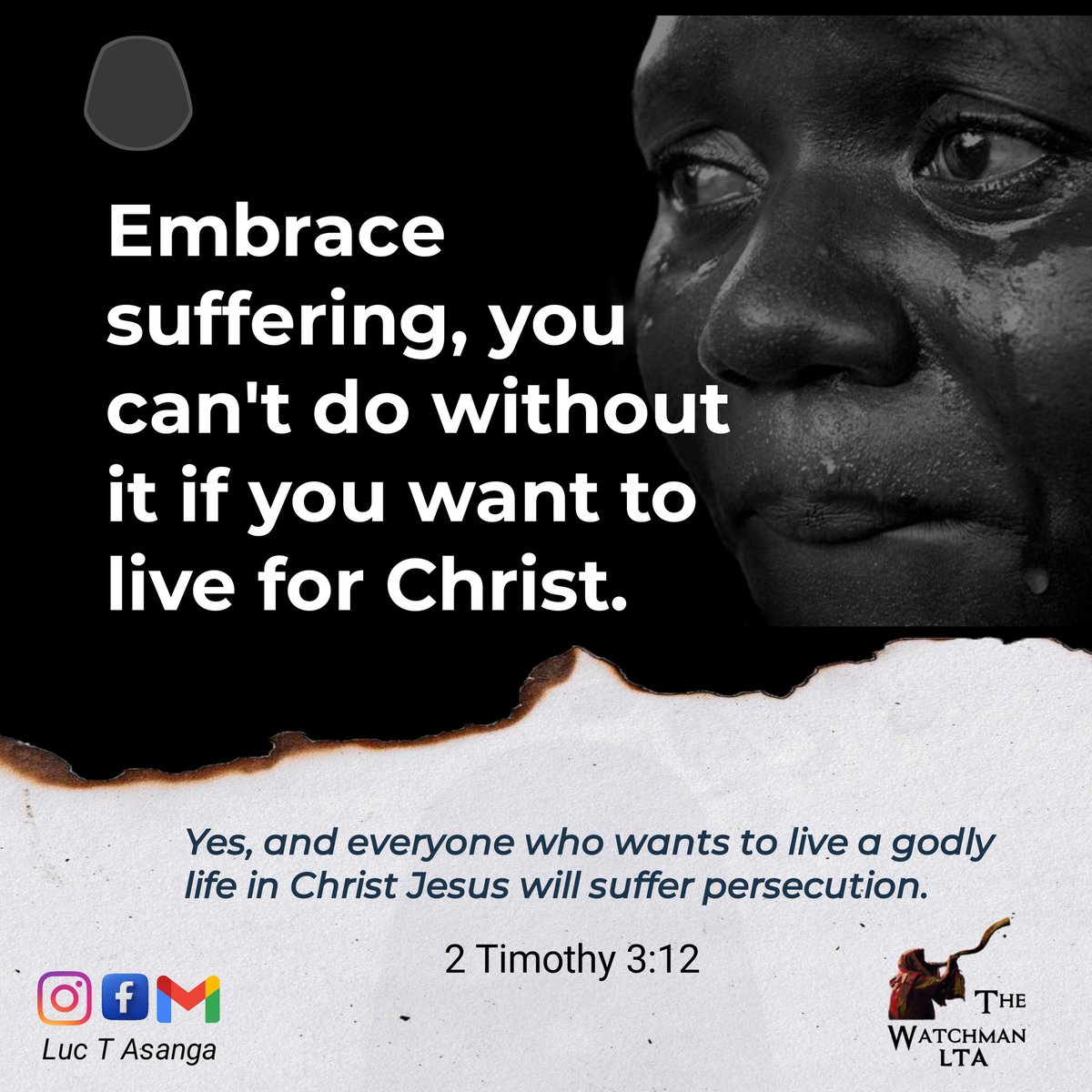 AsangaLuc's tweet photo. The sufferings we face may not be the same, but they are common among believers. https://t.co/2tV170Rep3