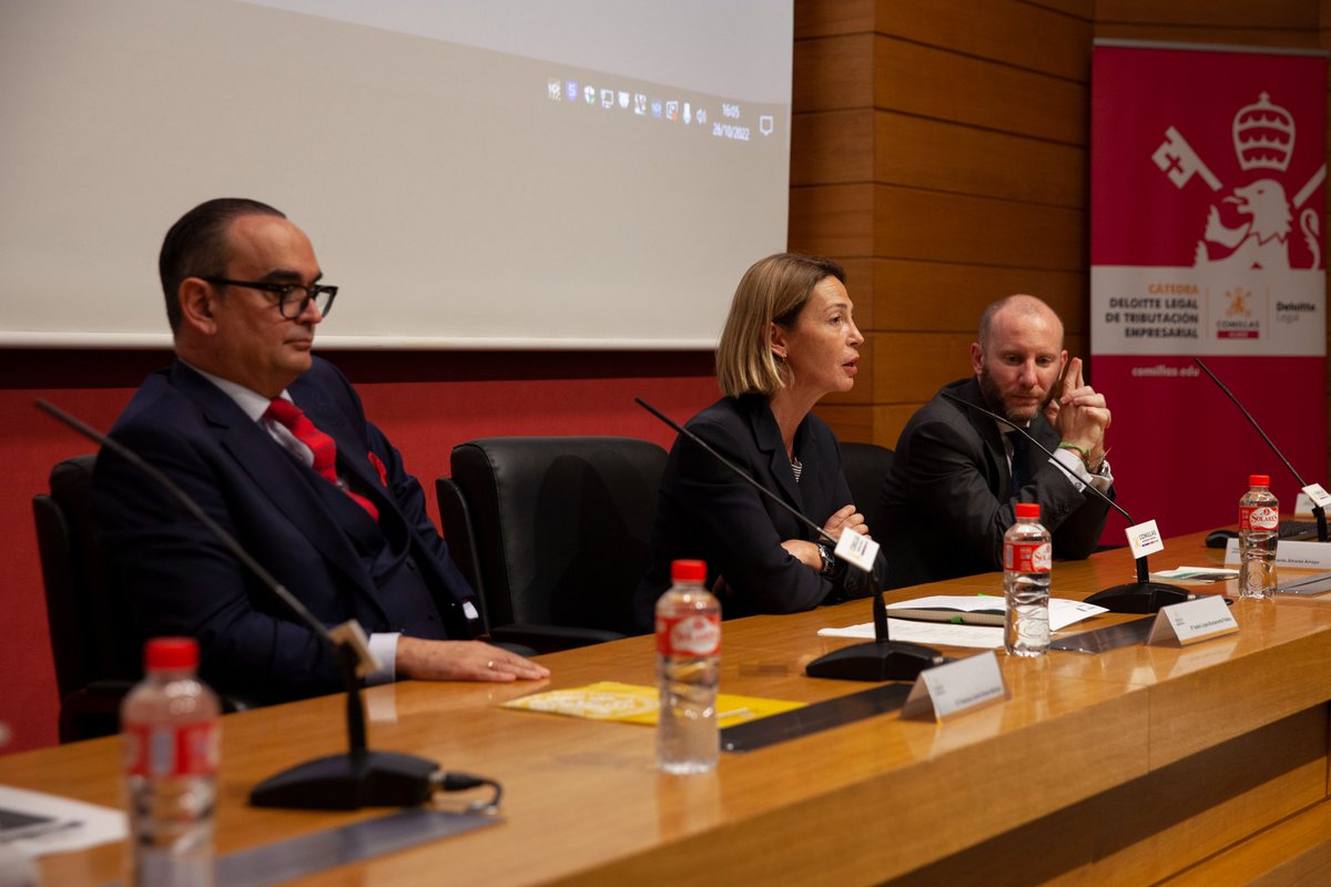 ICADE_Derecho's tweet photo. 📢 Ayer en @ICADE_Derecho celebramos la jornada "El futuro de la imposición indirecta: regulación, gestión, control, relación con la Administración y futuro de la función", organizada por  el Centro de Innovación del Derecho (#CIDICADE) y la Cátedra @Deloitte_ES Legal.⚖️ https://t.co/X4g5gPSQrc