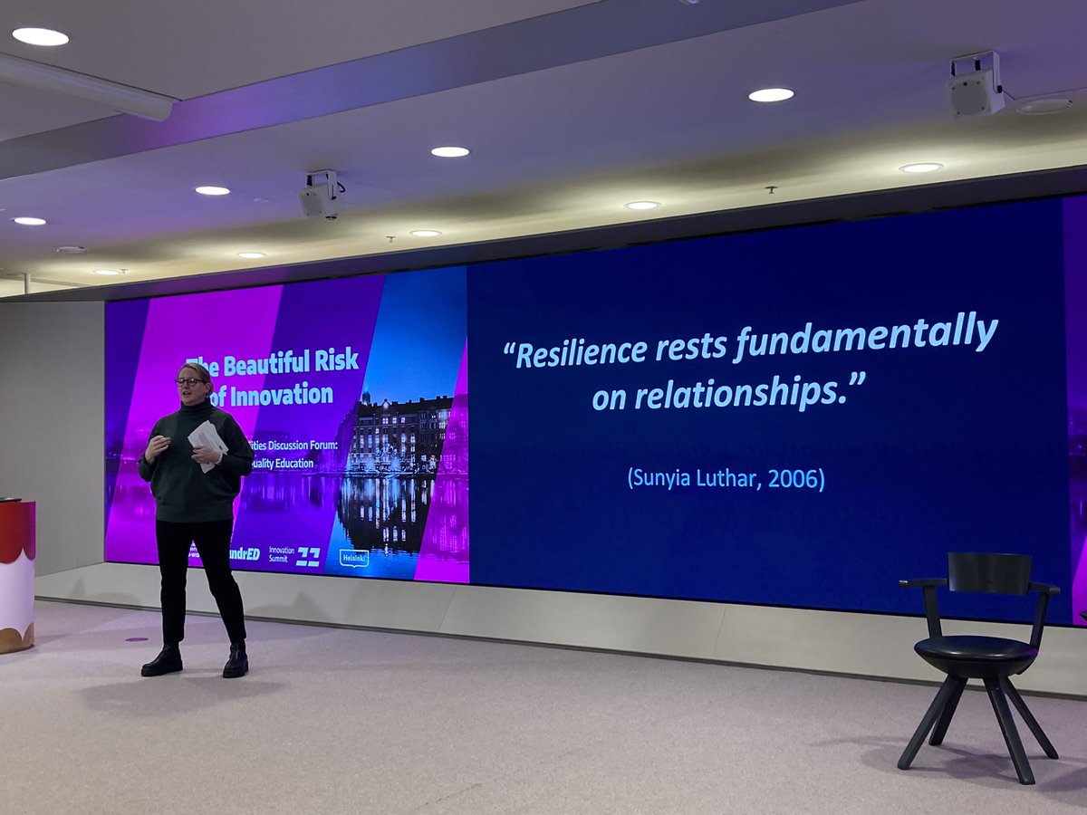 The power of relationships - an appropriate frame for day 2 of the #HundrEDSummit by Dr. Stephanie Jones of <a href="/Harvard/">Harvard University</a>  #capsnet