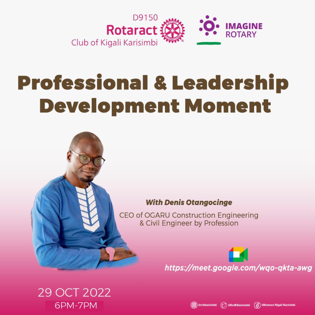 RctKKarisimbi's tweet photo. We are excited to host PP &amp; CEO @Otangocinge in our first #PLD Moment this Saturday!

We invite you to join us via the link below
https://t.co/68WpUnj0Vc

#RCKKMeets #RCKKBonds https://t.co/RX2XyZuCRX
