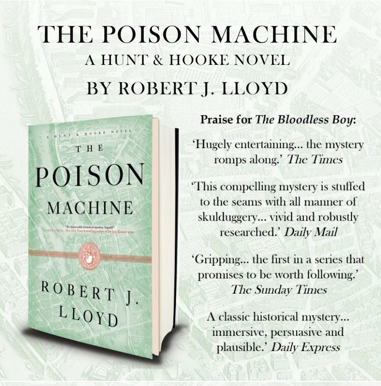 Happy publication day to @robjlloyd @melvillehouse @NikkiTGriffiths for the brilliant #ThePoisonMachine

Can’t wait to share my thoughts tomorrow as part of the tour