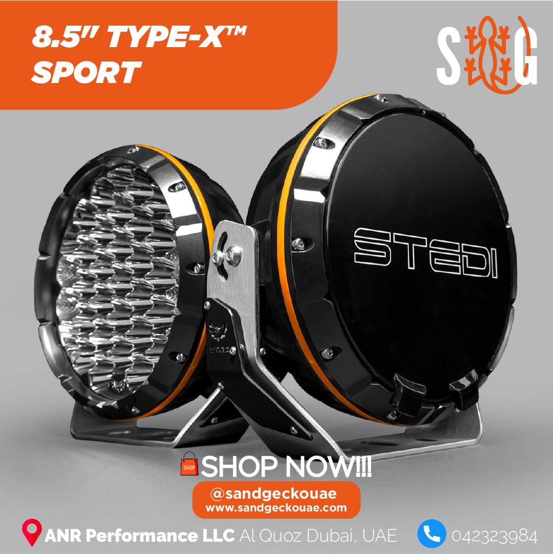 sandgeckouae's tweet photo. 𝐏𝐫𝐨𝐝𝐮𝐜𝐭:🔥8.5" TYPE-X SPORTS🔥

Buy Now 🌐 https://t.co/kBpY3KY0g2
Follow Us on Social Accounts 👍 @sandgeckouae

#SandGeckoUAE #Stedi #LedLights #LedLighting #HeadLights #TypeX #Diwali #TypeXSports #SportsLights #sportslightswitches #DesertCamping #dxbfashion #dxblife🇦🇪 https://t.co/TDtr4weXHJ