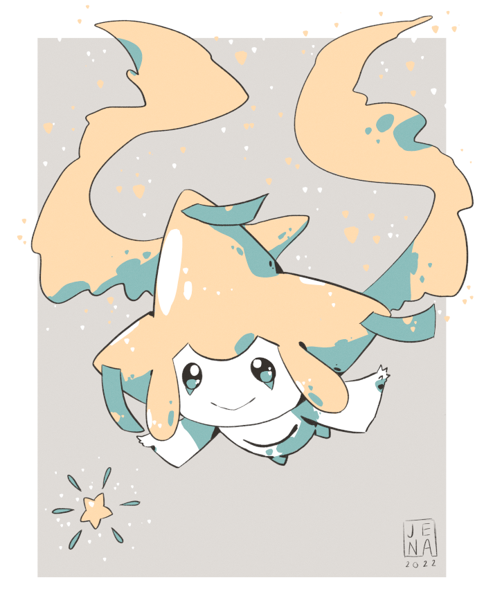 「poketober day 29; legendary  」|jena🌸のイラスト