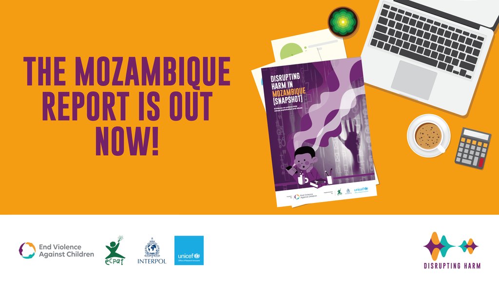 We’ve released the latest #DisruptingHarm report! 🇲🇿 Find out how #tech is being misused to facilitate child sexual exploitation and abuse in #Mozambique. 👉️Read the latest #DisruptingHarm report 🇲🇿here: bit.ly/DH_reports @GPtoEndViolence @UNICEFInnocenti @INTERPOL_HQ