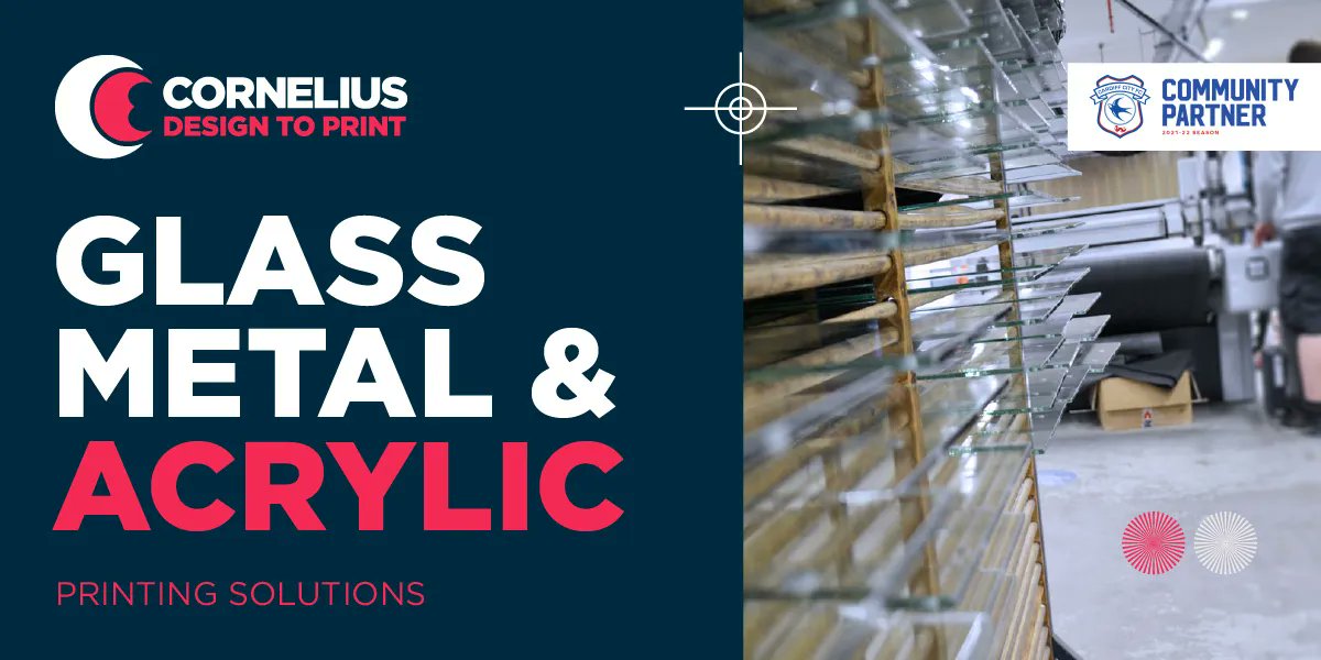 As one of the UK's leading glass, metal & acrylic printers, Cornelius Design To Print is the ideal partner for your specialist technical print & finishing requirements. We print what others can't!

#GlassPrinting #MetalPrinting #AcrylicPrinting #TechnicalPrint #ScreenPrinting