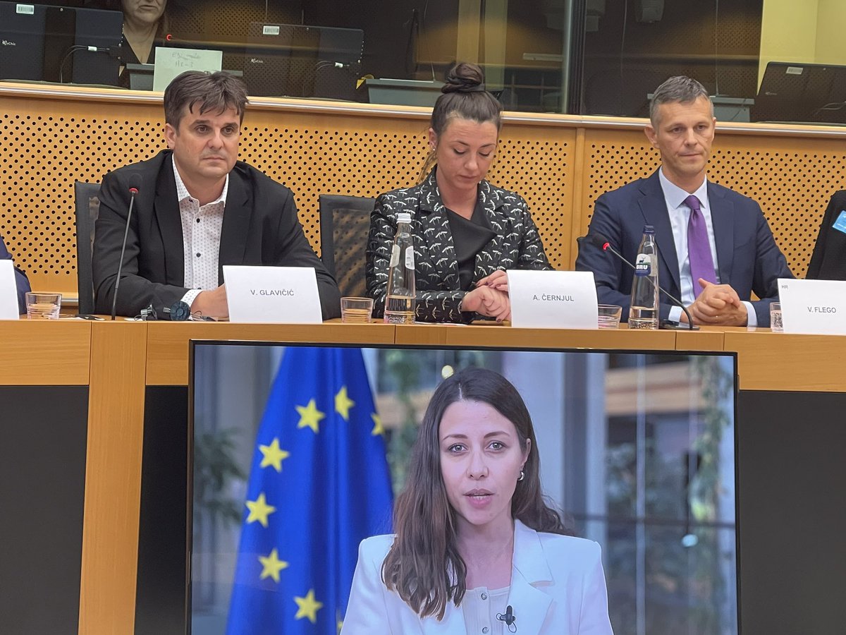 SneskaEN's tweet photo. Many thanks to MEPs @ValterFlego &amp; @IJoveva for bringing #Labina &amp; the “Istrian way of life” to Brussels: 
using heritage &amp; art to promote #Togetherness is what we need to speed up &amp; intensify #WesternBalkans’ full integration into the EU. Such projects deserve full EU support. https://t.co/VJegWnVJUf