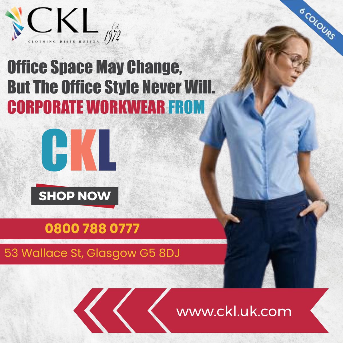 Office workers now prioritise comfort and personalisation when looking for work garments, which makes blouses the perfect choice because they are loose-fitting and come in a range of designs.
For inquiries:08007880777 
#ckl #corporatedress #corporatedressingtipsforwomen