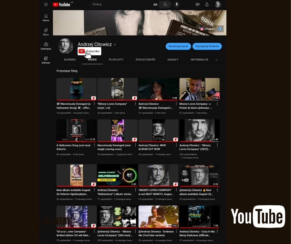 AndrzejCitowicz's tweet photo. #youtubelink 👇
https://t.co/6Ro8i0huns
#Youtube #YouTubeMusic #guitarist #guitarplayer #hardrock #citowicz #citovitz #andrzejcitowicz #citovitzandthefirefliesoffebruary #soundtrack #80s #songwriter #musician #richiesambora https://t.co/ukmztDWYkL