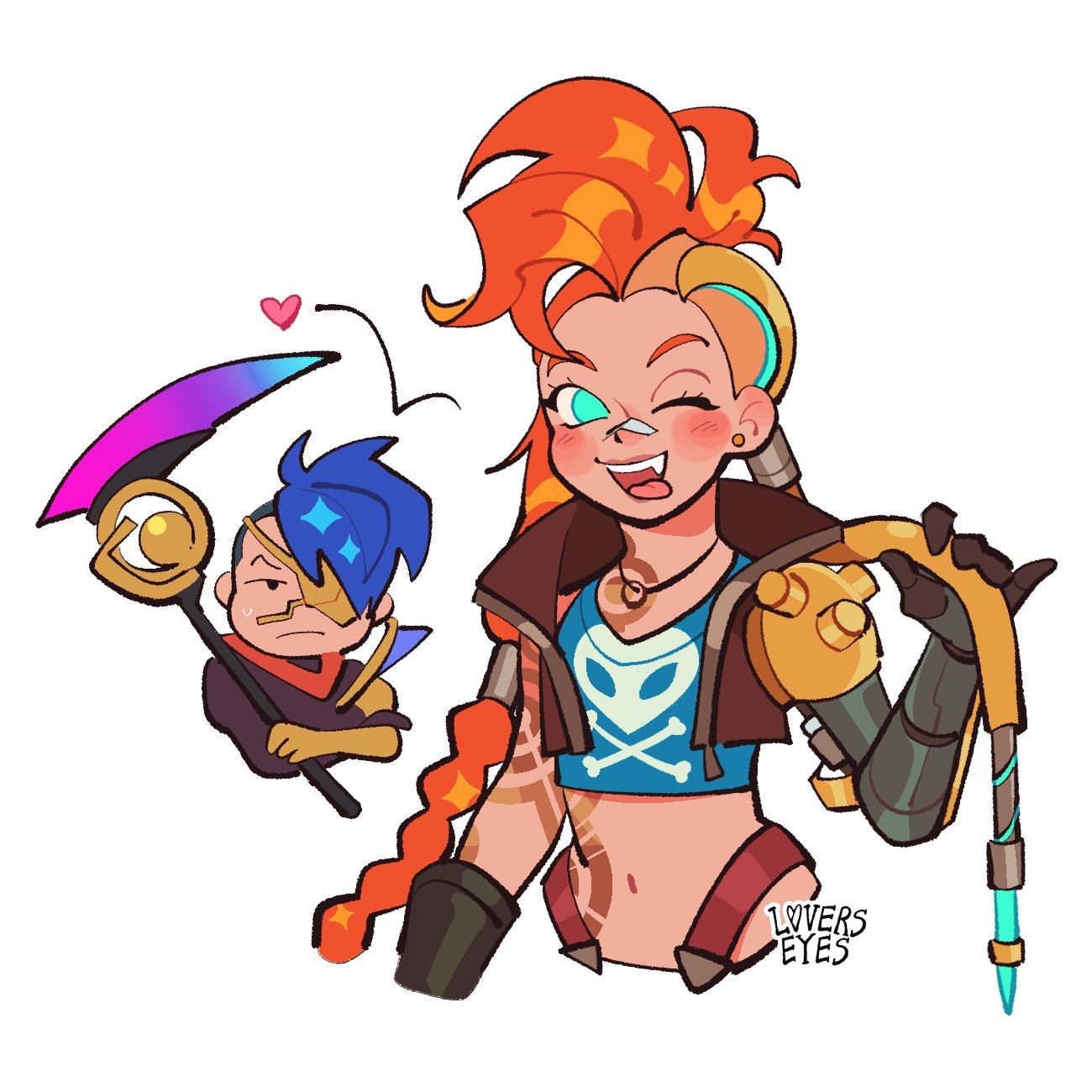 No spoilers] Blushy and Spicy - Twitter  Jinx league of legends, League of legends  characters, League of legends