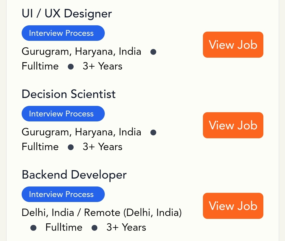 Gaurav Shrishrimal (Kaagaz) (@1992gaurav) on Twitter photo We are a 10 membered lean and strong team at <a href="/KaagazS/">Kaagaz Apps</a> and are currently hiring for these profiles.
Come, be a part of 🚀🚀 and let's build together for Bharat 🇮🇳 #hiring We are a 10 membered lean and strong team at <a href="/KaagazS/">Kaagaz Apps</a> and are currently hiring for these profiles.
Come, be a part of 🚀🚀 and let's build together for Bharat 🇮🇳 #hiring
