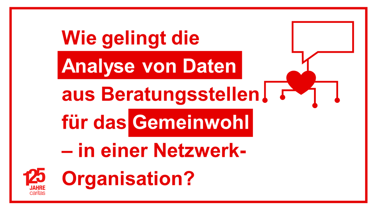 #Daten fürs #Gemeinwohl finden, verfügbar machen, analysieren - im großen Verband der Caritas kannst du damit viel bewegen. #impact⏩
Aber: eine große #Transformation|saufgabe, für die wir (bald) Prozessbegleiter:innen👷‍♀️👨‍🌾 brauchen! (befristet, aber 2-4 Jahre).
Neugier,Fragen? 📧