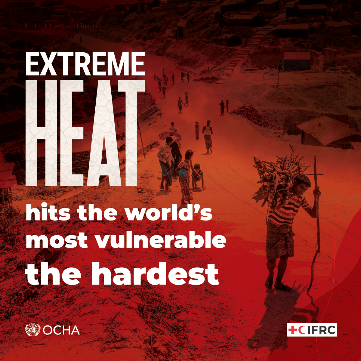 The world’s lowest-income countries are the least responsible for the #ClimateCrisis but they are already experiencing disproportionate increases in extreme heat. More on our new report with @ifrc: bit.ly/3g0zuY2