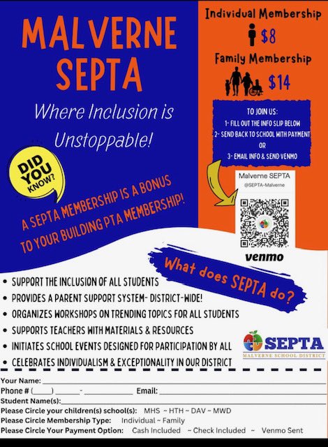 Meredyth Martini (@malvernespecedu) on Twitter photo We would love for you to join SEPTA <a href="/MWDPrimary/">MWDPrimarySchool</a> <a href="/DAVintermediate/">Davison Avenue</a> <a href="/HTHMiddleSchool/">HTH Middle School</a> <a href="/MalverneHS/">MHS</a> We would love for you to join SEPTA <a href="/MWDPrimary/">MWDPrimarySchool</a> <a href="/DAVintermediate/">Davison Avenue</a> <a href="/HTHMiddleSchool/">HTH Middle School</a> <a href="/MalverneHS/">MHS</a>