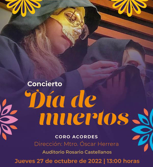 UNAM_MX's tweet photo. #HoyEnLaUNAM El coro Acordes de la @ENALLTUNAM ofrecerá un concierto fúnebre 💀 con motivo del #DíaDeMuertos 🕯. ¡No faltes! > https://t.co/TcMX67F14a https://t.co/wY1LxPdCzF