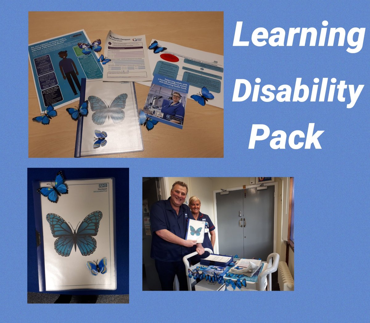 Stockport Patient Experience (@stockportptexp) on Twitter photo 🦋Safeguarding team are out & about this week delivering packs to support patients who have a learning disability and/or Autism. Lots of helpful information, advice & support <a href="/StockportNHS/">Stockport NHS FT</a> #Safeguarding <a href="/iainArogers/">Iain Rogers RN</a> <a href="/lee_woolfe/">Lee Woolfe</a> <a href="/tomparkerevans/">Tom Parker-Evans</a> <a href="/NicolaFirth6/">Nicola Firth</a> <a href="/helshow1/">HH</a> <a href="/warnetony/">Tony Warne</a>🦋 🦋Safeguarding team are out & about this week delivering packs to support patients who have a learning disability and/or Autism. Lots of helpful information, advice & support <a href="/StockportNHS/">Stockport NHS FT</a> #Safeguarding <a href="/iainArogers/">Iain Rogers RN</a> <a href="/lee_woolfe/">Lee Woolfe</a> <a href="/tomparkerevans/">Tom Parker-Evans</a> <a href="/NicolaFirth6/">Nicola Firth</a> <a href="/helshow1/">HH</a> <a href="/warnetony/">Tony Warne</a>🦋