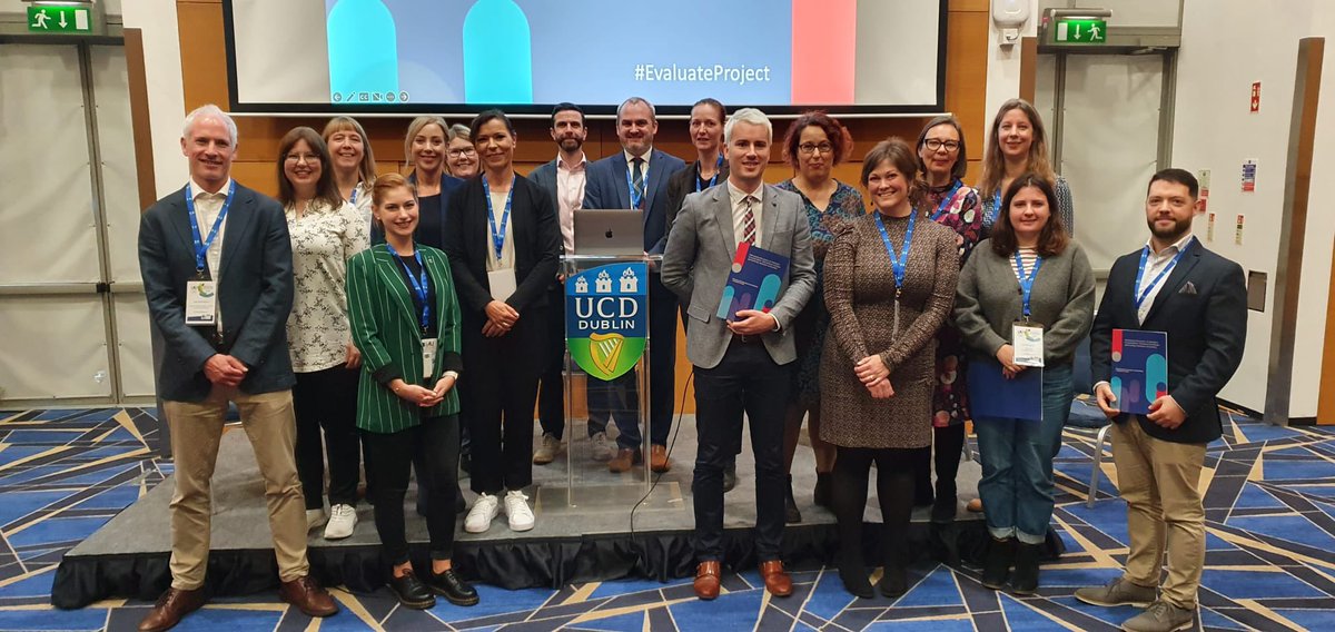 d_jmacleod's tweet photo. Wonderful to finally launch the #EvaluateProject today at the @IAU_AIU conference in wonderful Dublin. What a brilliant team from @ucd_global, @SydneyUniWorld, @helsinkiuni, @koebenhavns_uni, @UniLeidenNews and @EdinburghUni. Use the QR code for the handbook! https://t.co/sPHn3IQ4XP