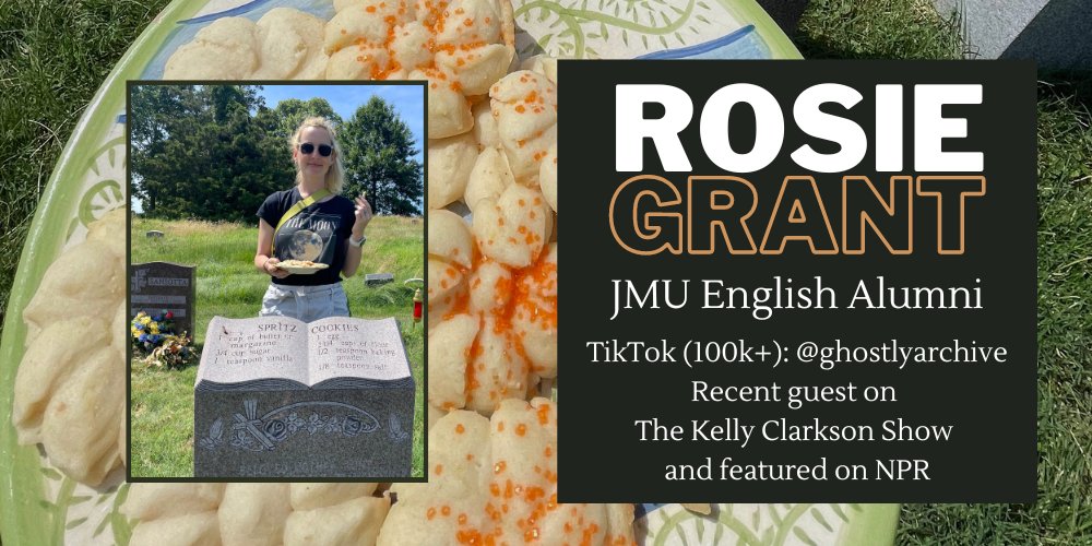 “English majors can do anything. No matter which job I've been in, my favorite people have been English majors.” — Rosie Grant
Q&amp;A interview: jmu.edu/news/english/2…