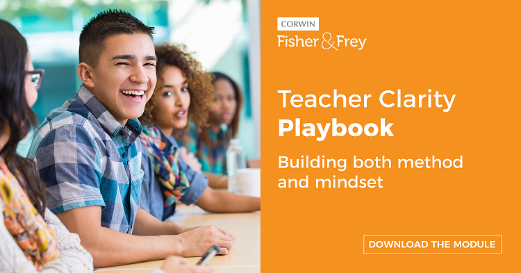 CorwinPress's tweet photo. Do your students know what’s expected of them? Download an excerpt from The Teacher Clarity Playbook to explore methods for creating transparent expectations in the classroom https://t.co/0DVQ5BjZlW https://t.co/eqxNQiPhFl