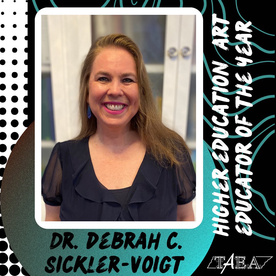 TN Art Ed Assoc (@tnarted) on Twitter photo CONGRATULATIONS to the TAEA Higher Education Art Educator of the year Dr. Debrah C. Sickler-Voigt! Join us at the TAEA Fall Conference as we congratulate all of our award recipients. <a href="/MTSU/">Middle Tennessee State University</a> CONGRATULATIONS to the TAEA Higher Education Art Educator of the year Dr. Debrah C. Sickler-Voigt! Join us at the TAEA Fall Conference as we congratulate all of our award recipients. <a href="/MTSU/">Middle Tennessee State University</a>