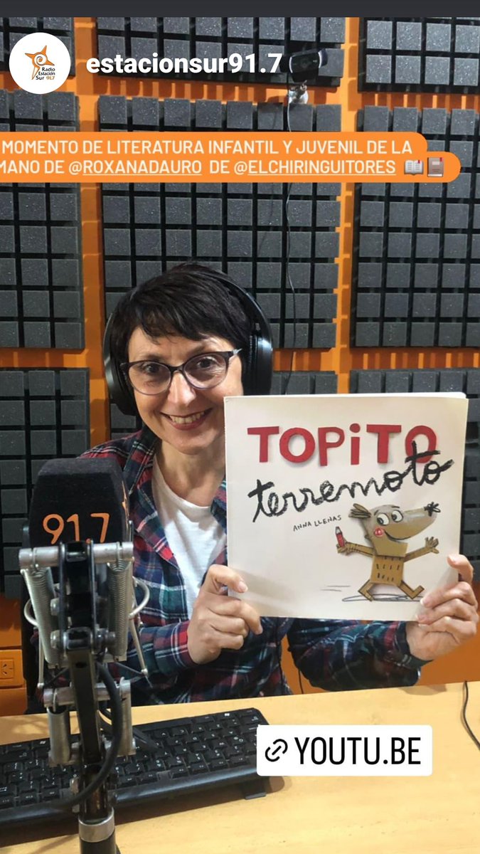 DAuroRoxana's tweet photo. Ya está disponible la columna de ayer en formato radiovisual  
Pueden suscribirse además al canal de Youtube de @EstacionSur917 y ver todos los contenidos. 
Link de la columna de Topito Terremoto :https://t.co/gRJqVukFvw
#tdha
#hiperactividad
#librosalbum
#integracion https://t.co/nKqmu0dwcR
