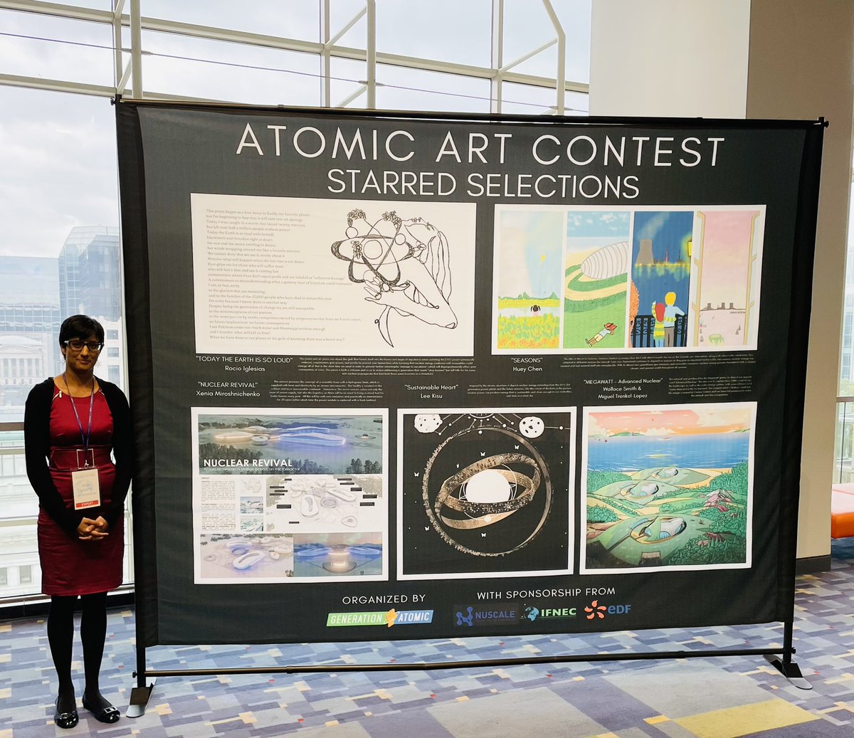 Look at this atomic art 😍 I’m looking forward to speaking to one of the artists later on today’s panel, alongside competition organisers @Gen_Atomic at 5.30pm ET. #PoweredByNuclear Watch the discussion live here > livestream.com/accounts/52975…