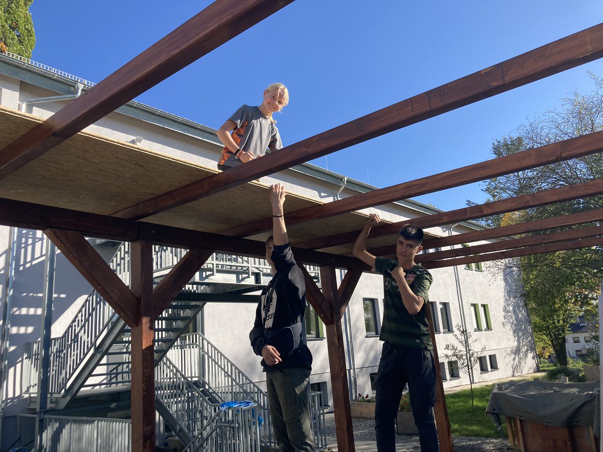 Erst Carport dann Schäferwagen! #handwerk #staydifferent #gms